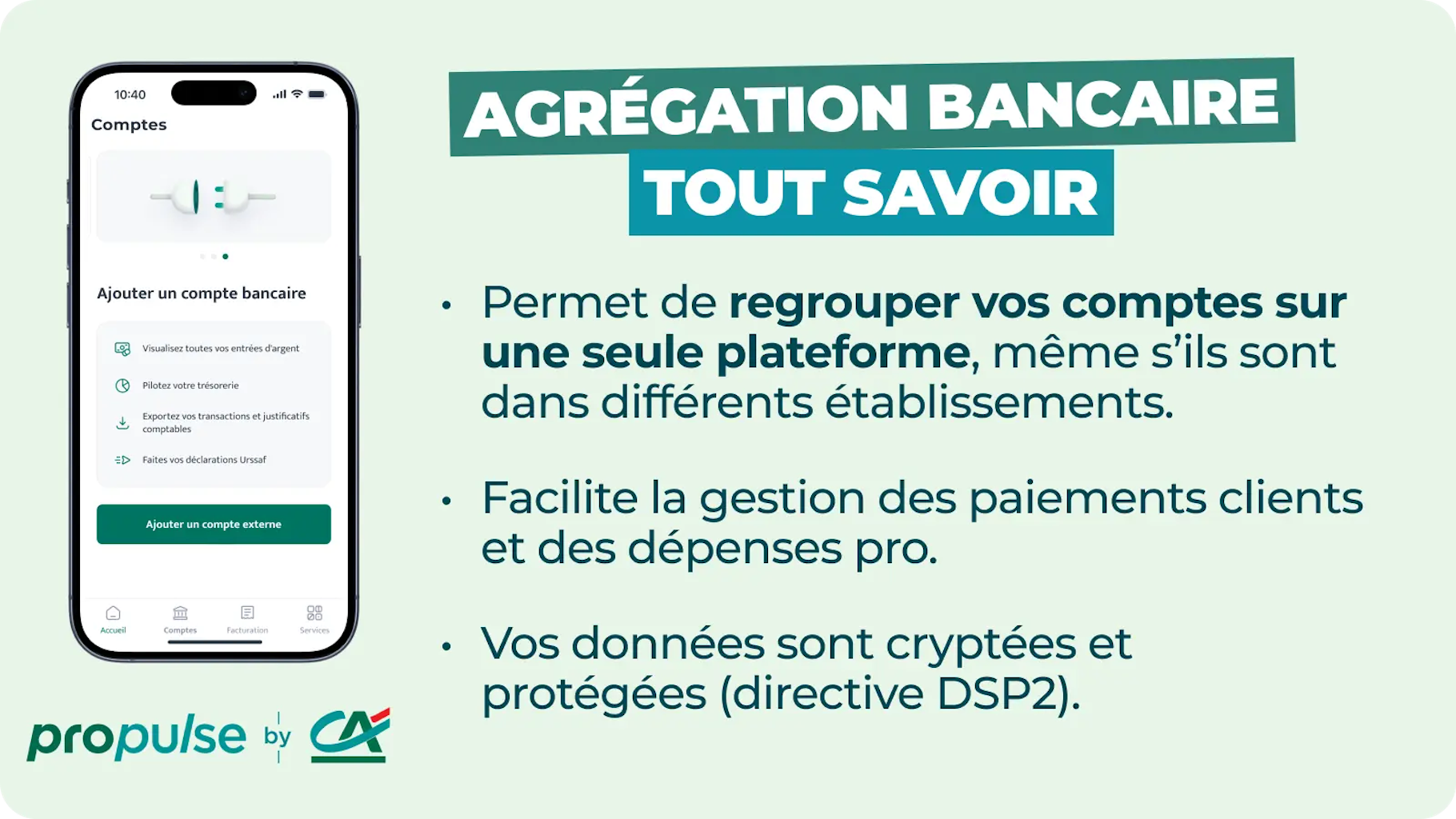 Agrégation bancaire en résumé