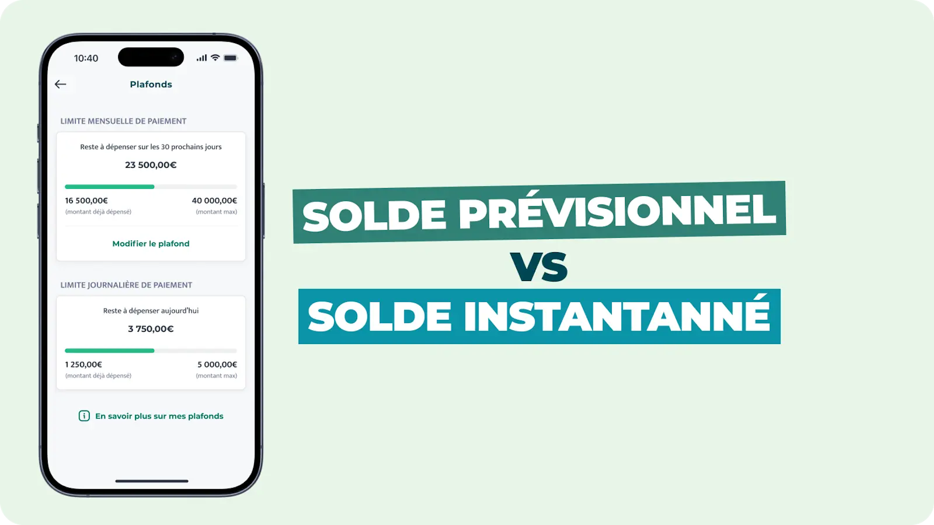 solde prévisionnel ou solde instantané