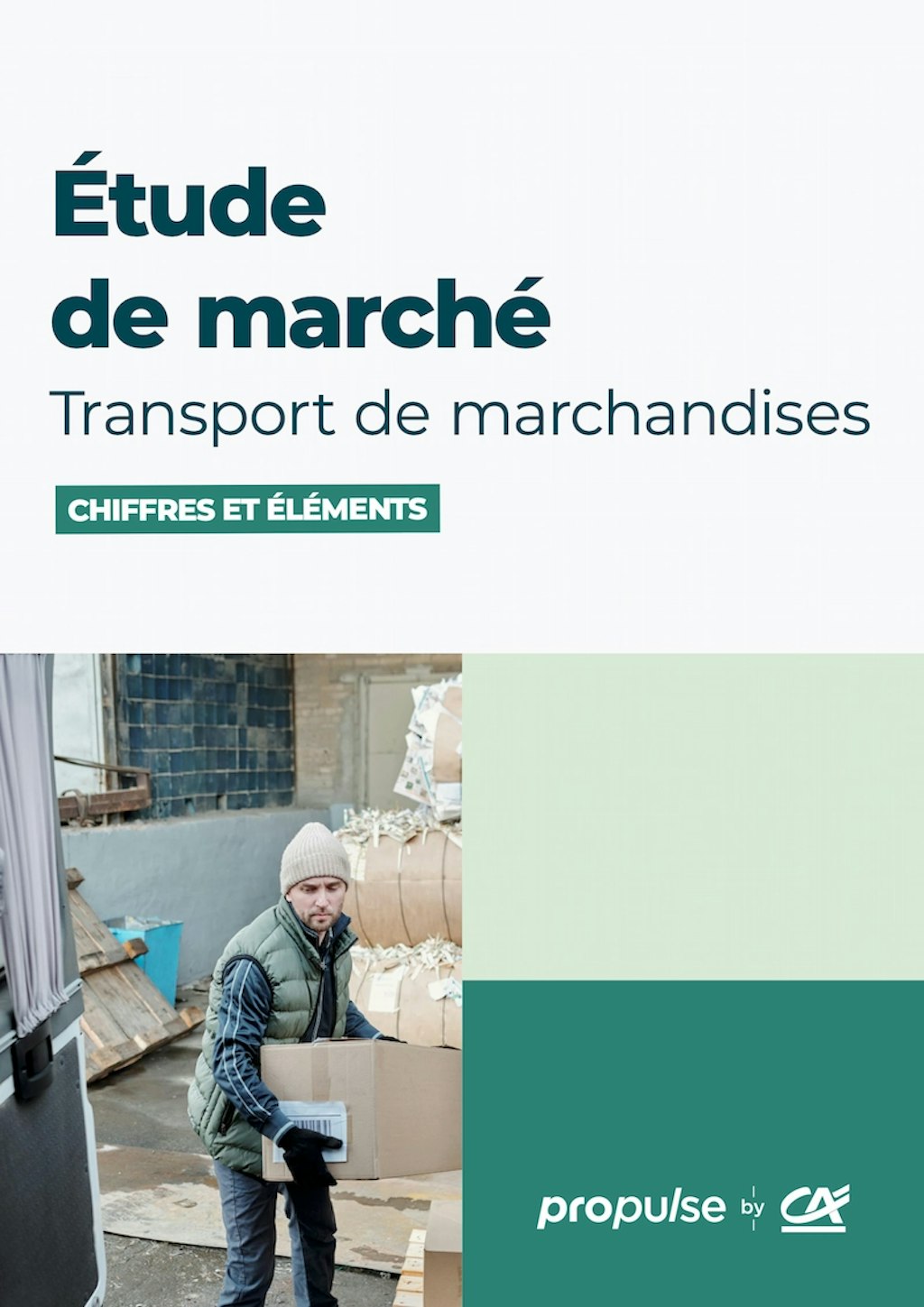Étude de marché du transport de marchandises couverture