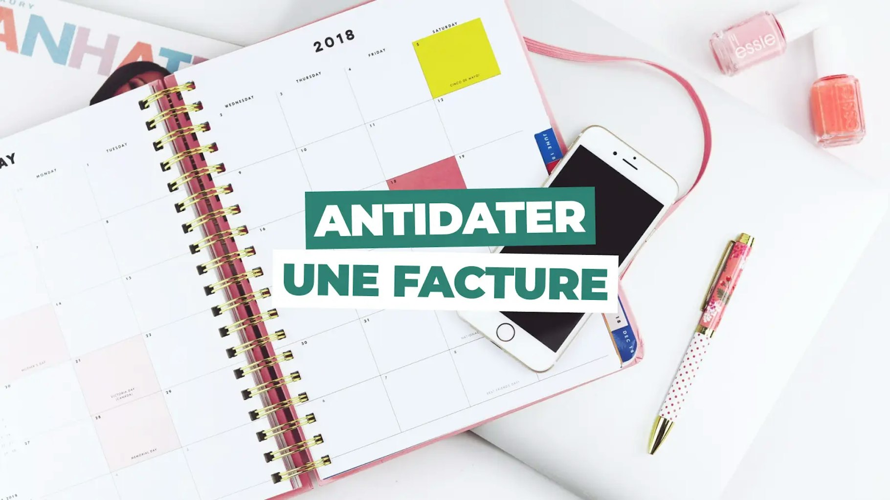 Antidater une facture