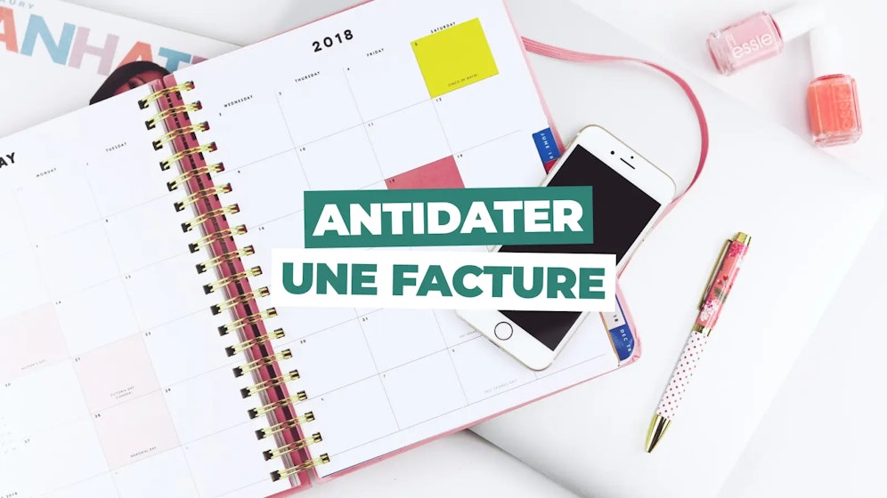 Antidater une facture