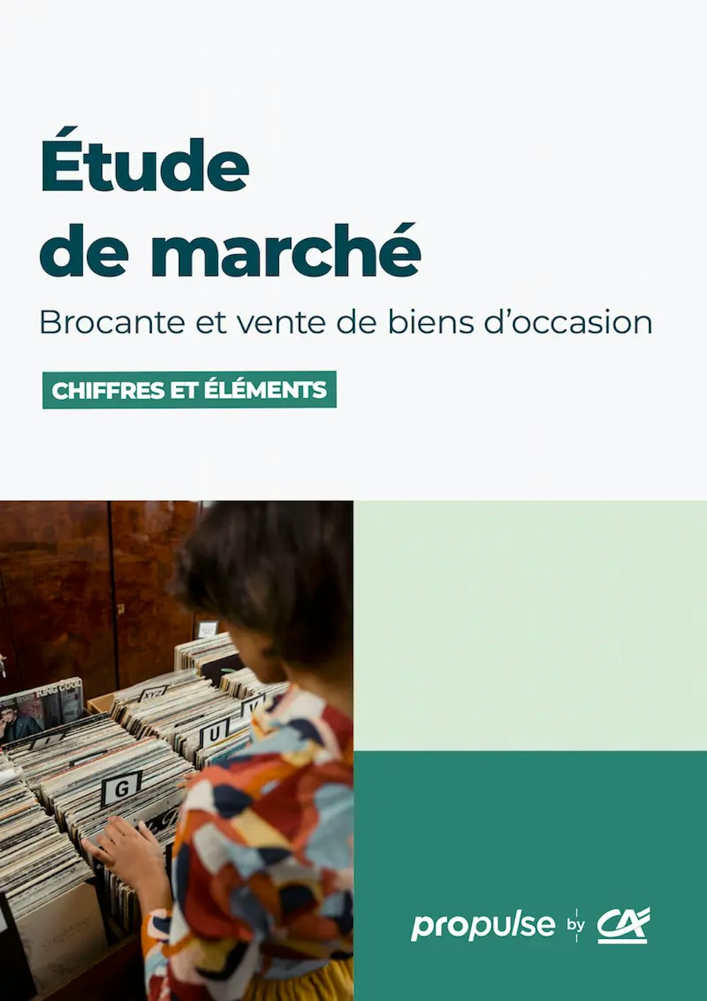 Étude de marché de la brocante couverture