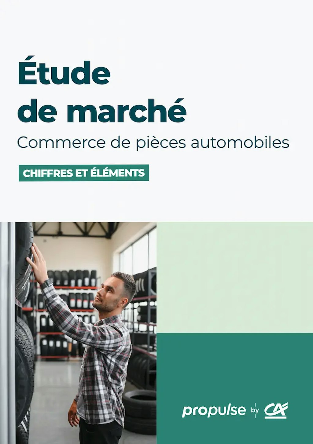 Étude de marché du commerce de pièces automobiles couverture