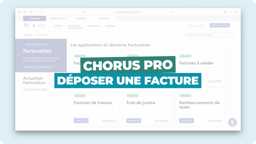 Déposer une facture sur Chorus Pro