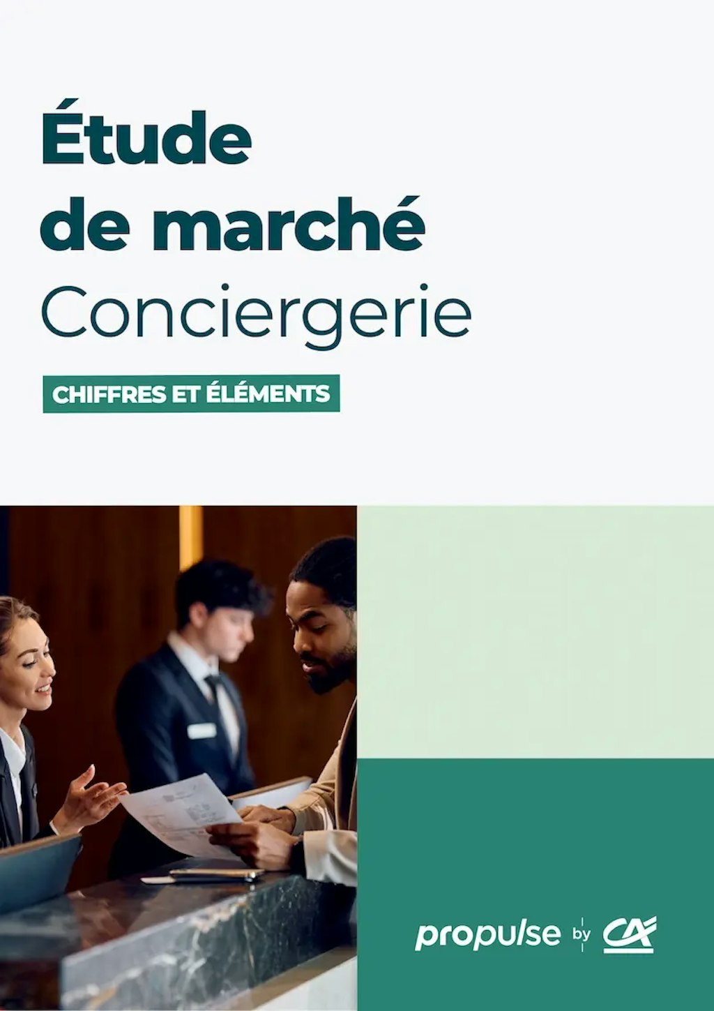 Étude de marché de la conciergerie couverture
