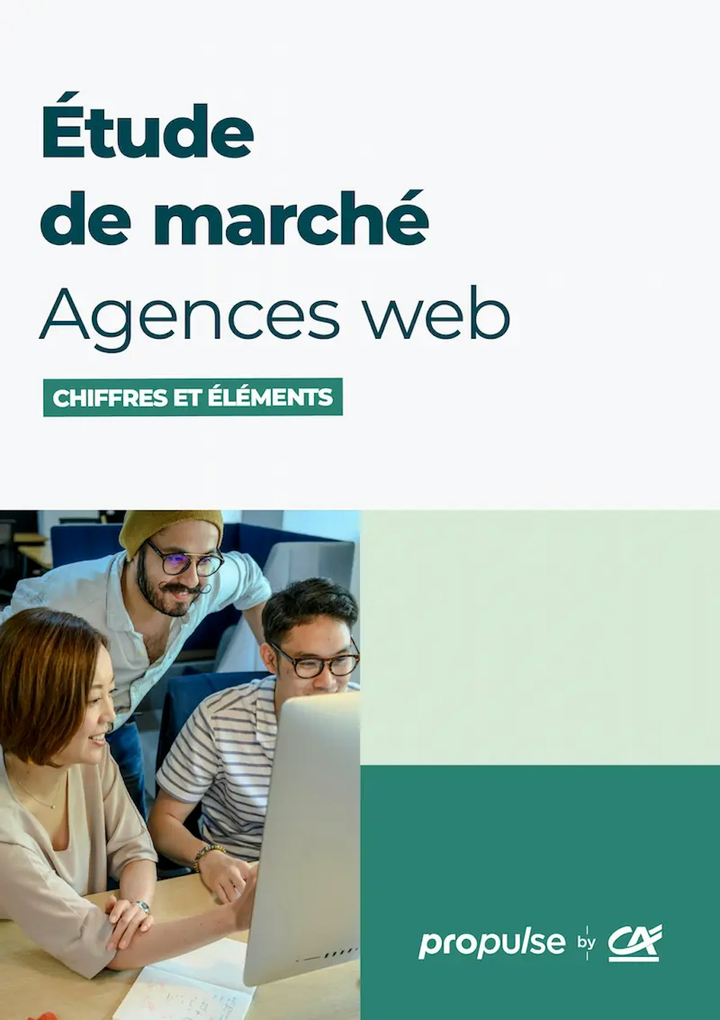 Étude de marché des agences web Étude de marché des agences web couverture