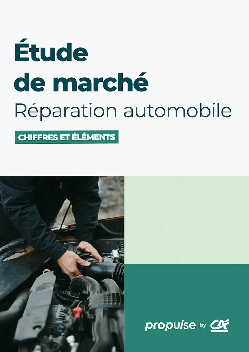 Étude de marché de la réparation automobile couverture