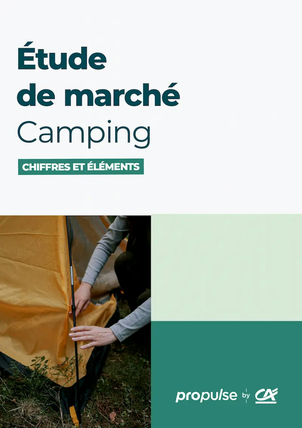 Étude de marché du camping couverture