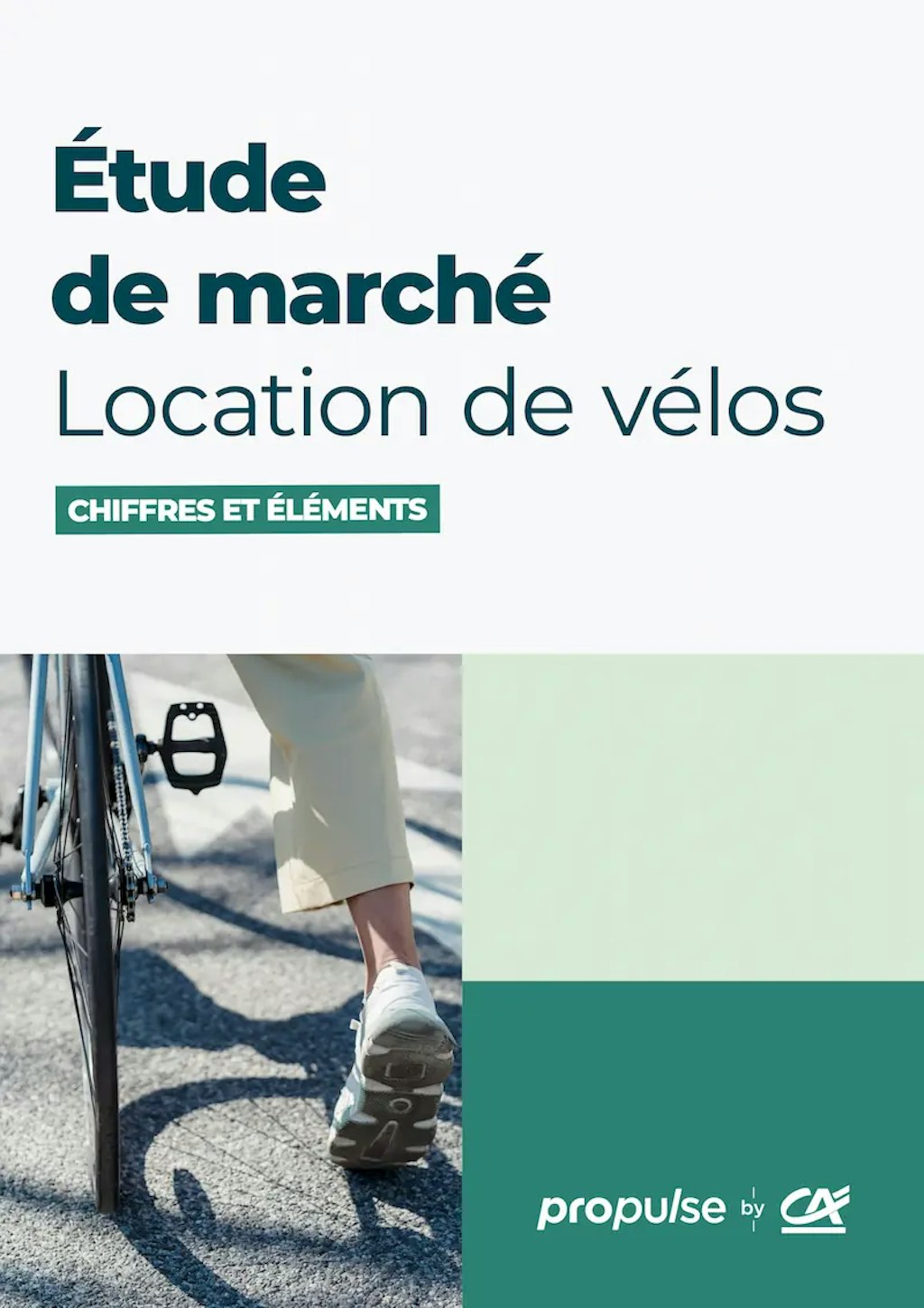 Étude de marché de la location de vélos couverture
