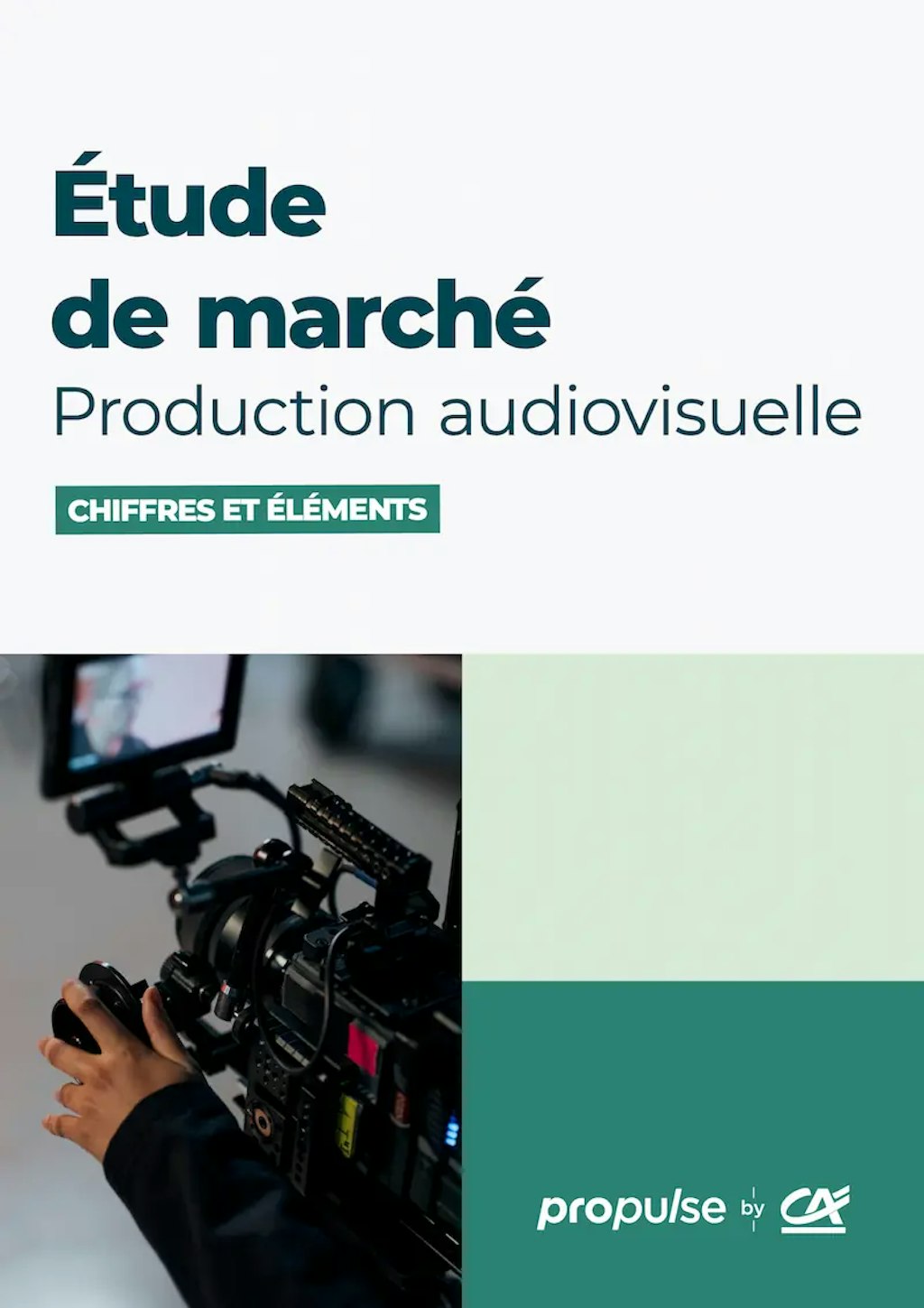 Étude de marché de la production audiovisuelle Étude de marché de la production audiovisuelle couverture