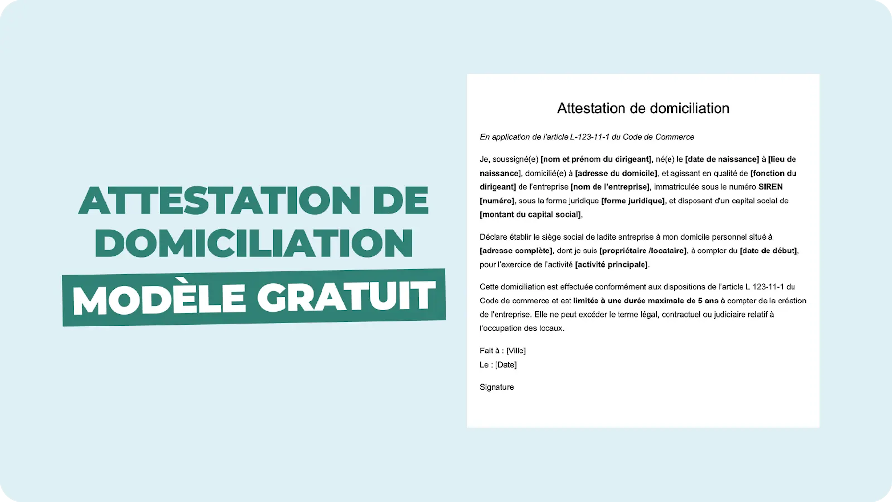 Démarches création d'entreprise