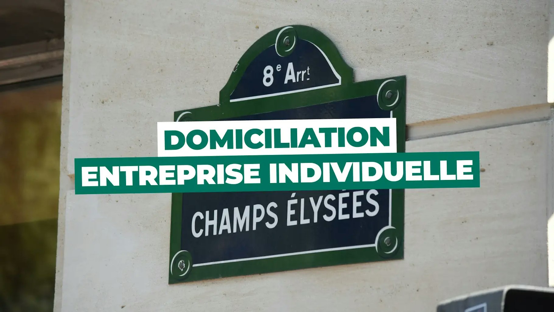 Domiciliation d’une entreprise individuelle