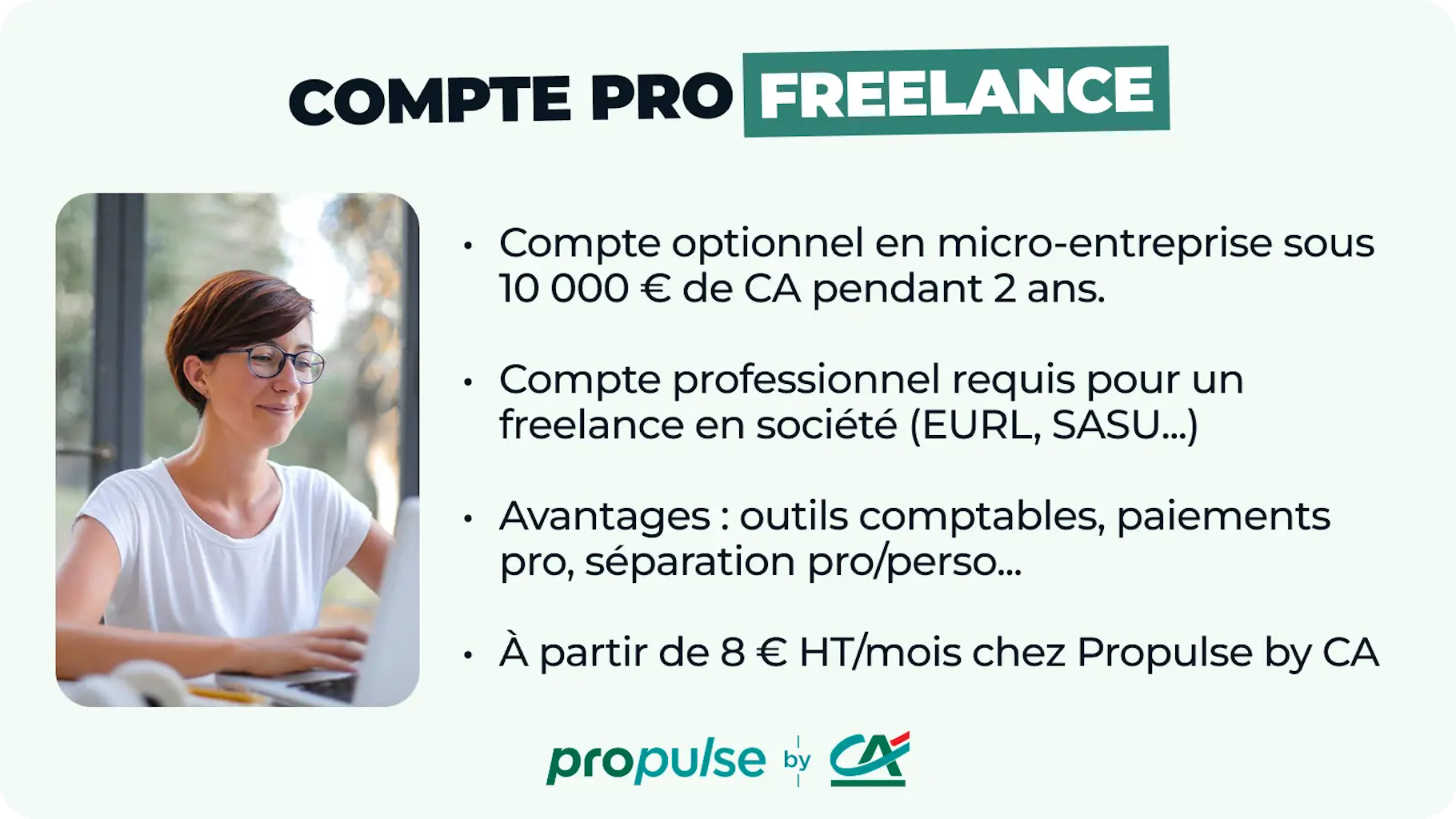 Compte pro pour freelance
