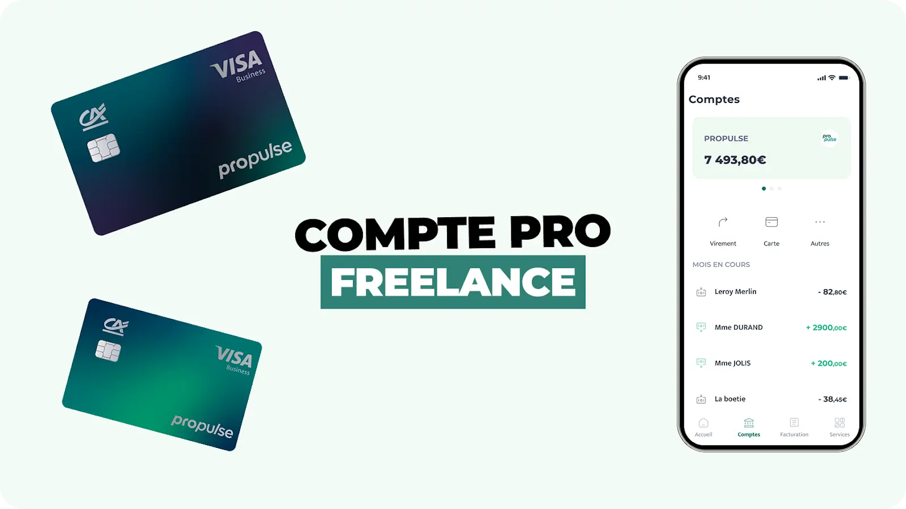 Compte pro freelance