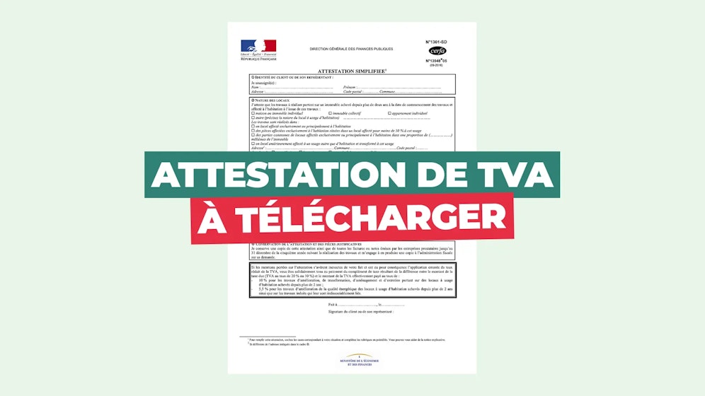 Obtenir une attestation de TVA