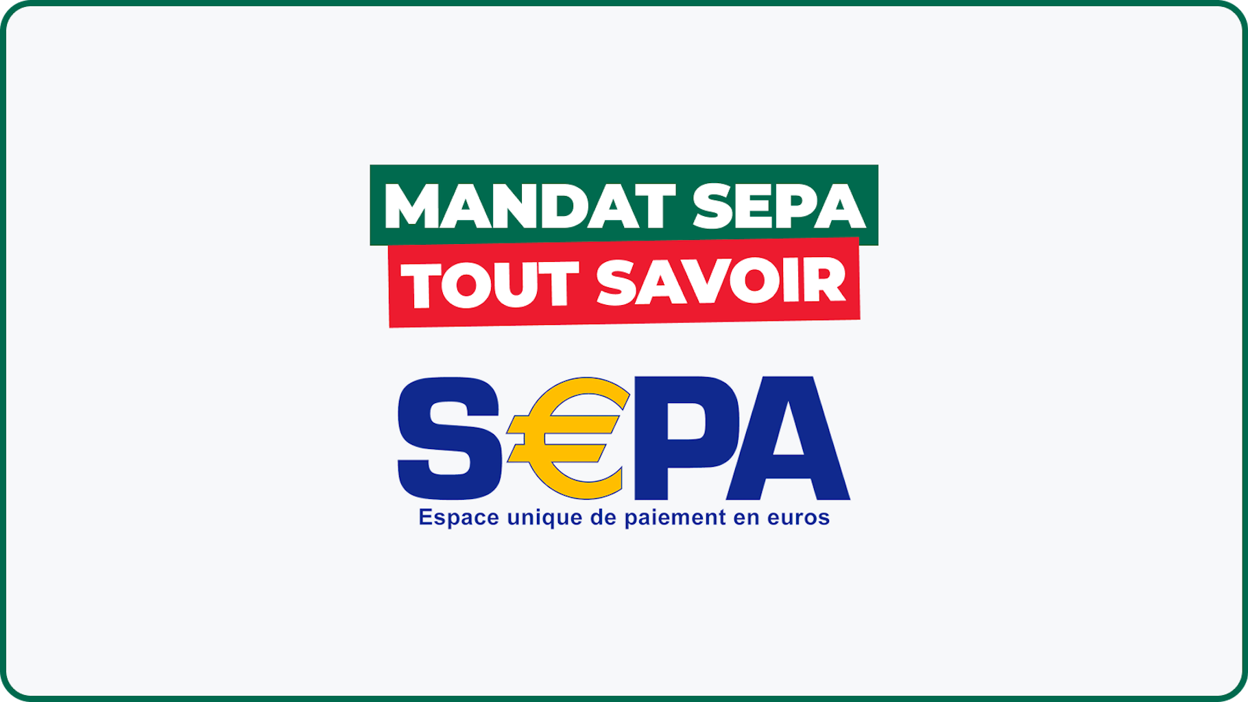Prélèvement SEPA