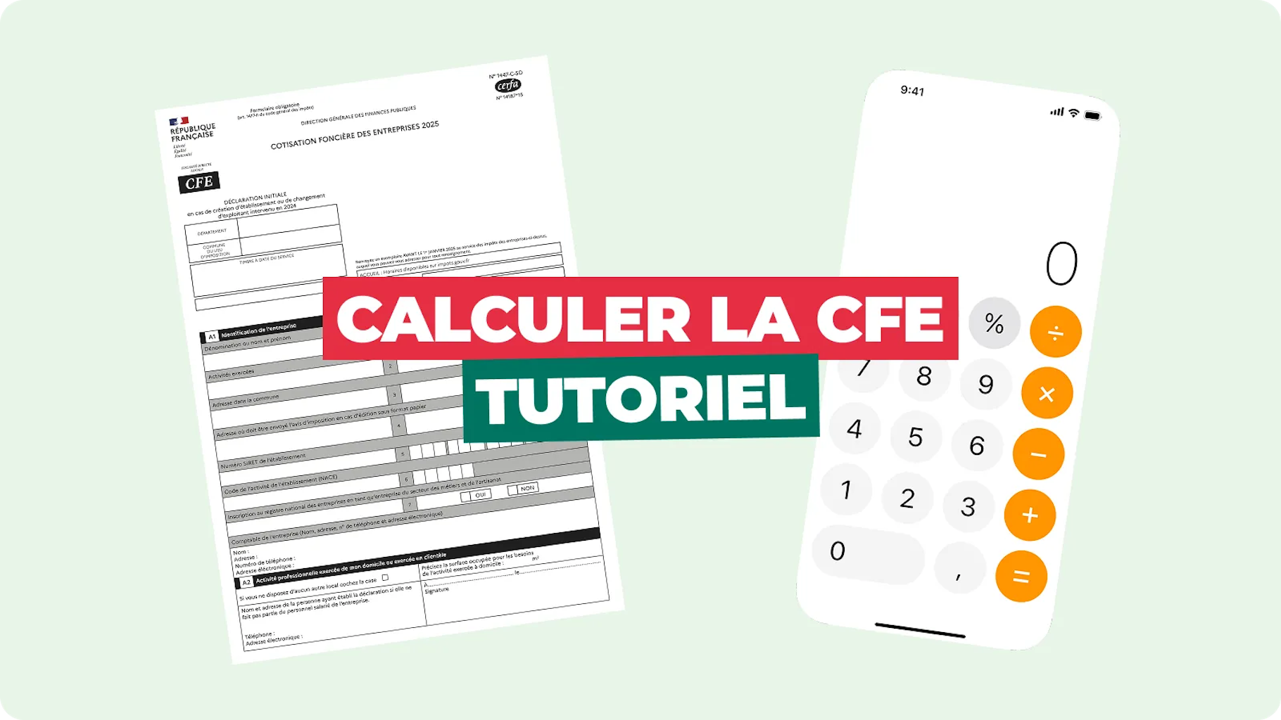 Calcul CFE Calcul CFE