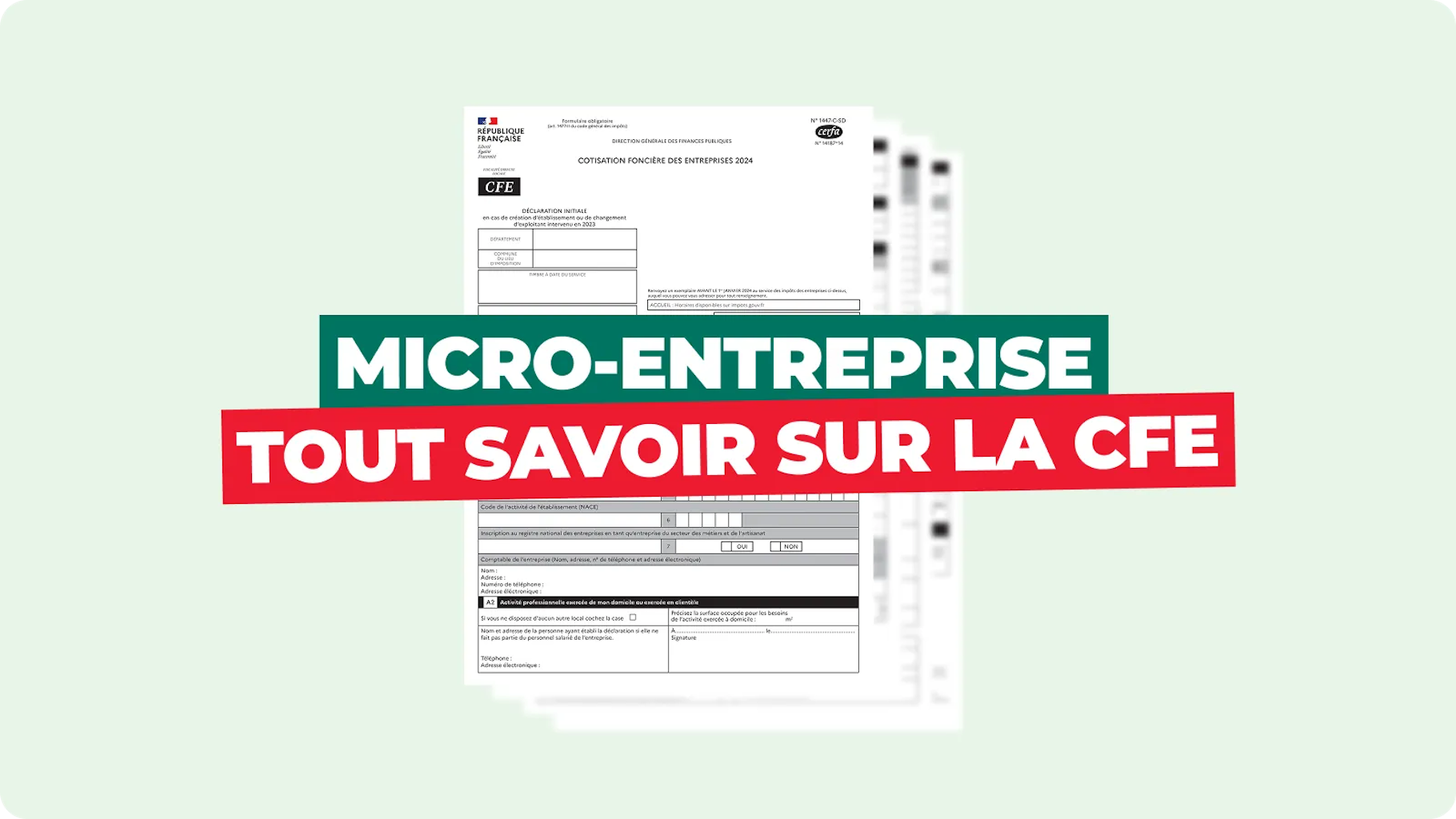 CFE en micro-entreprise