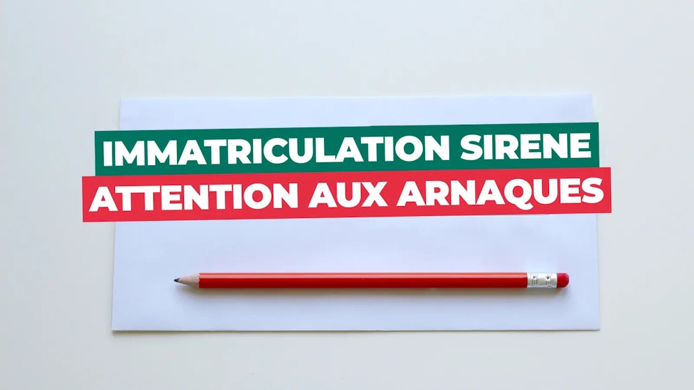 Courrier arnaque aux immatriculations Sirene