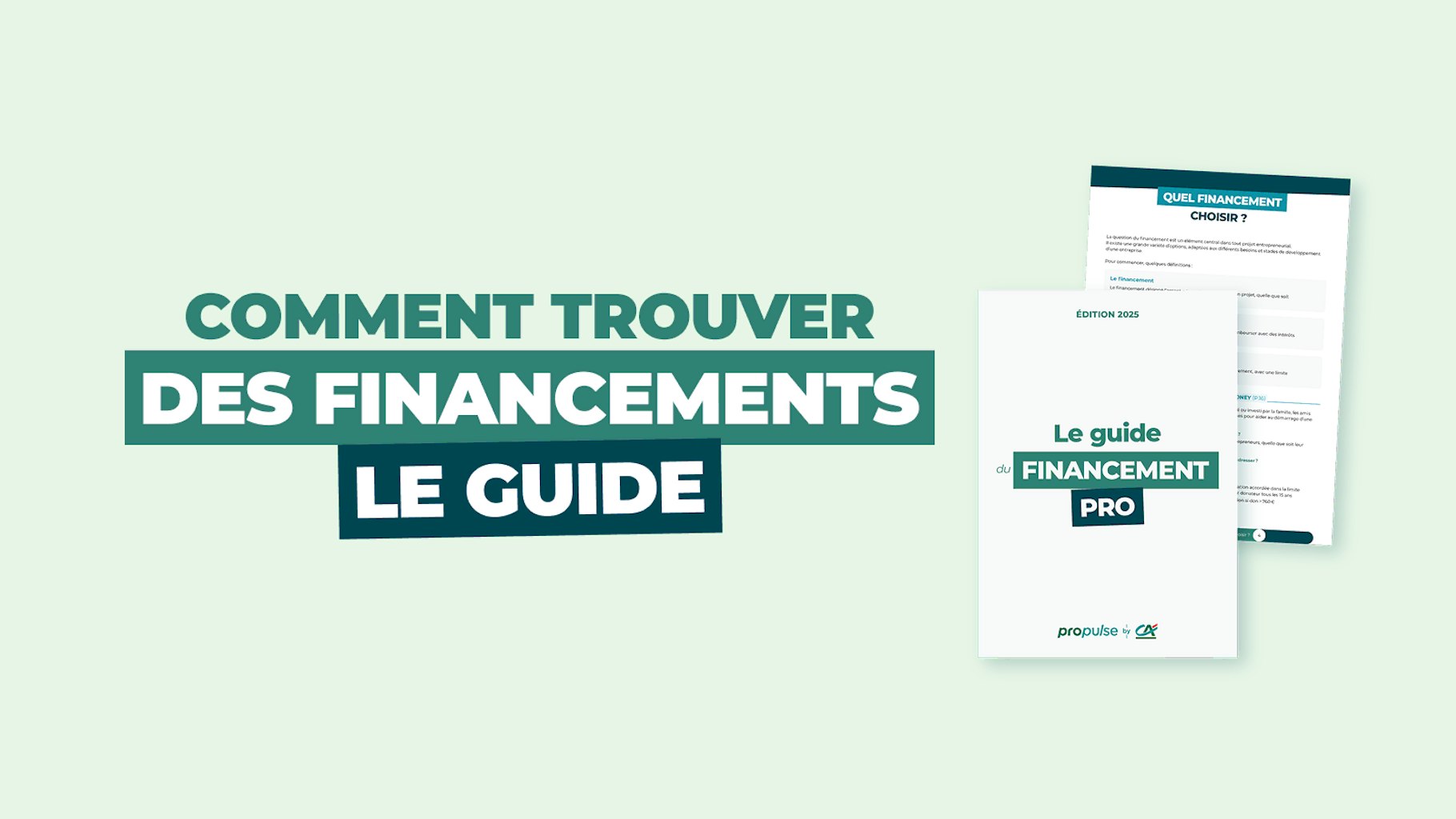 Financement professionnel : le guide