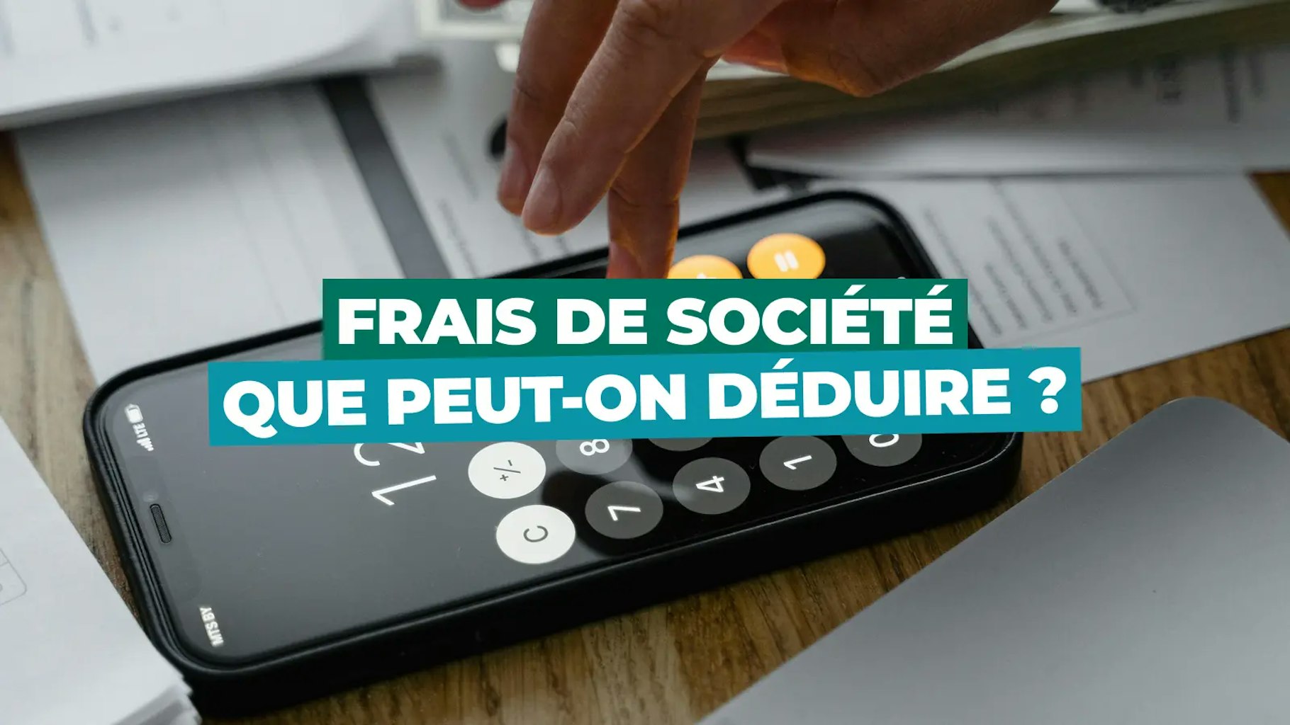 Charges déductibles Charges déductibles