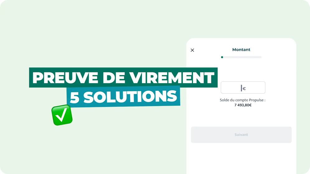 Preuve de virement