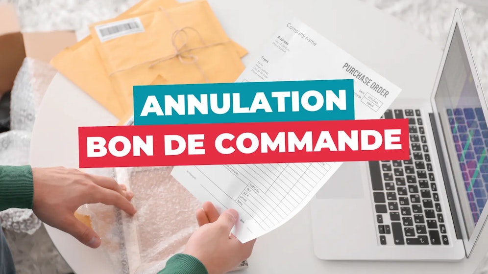 Annulation d'un bon de commande Annulation d'un bon de commande