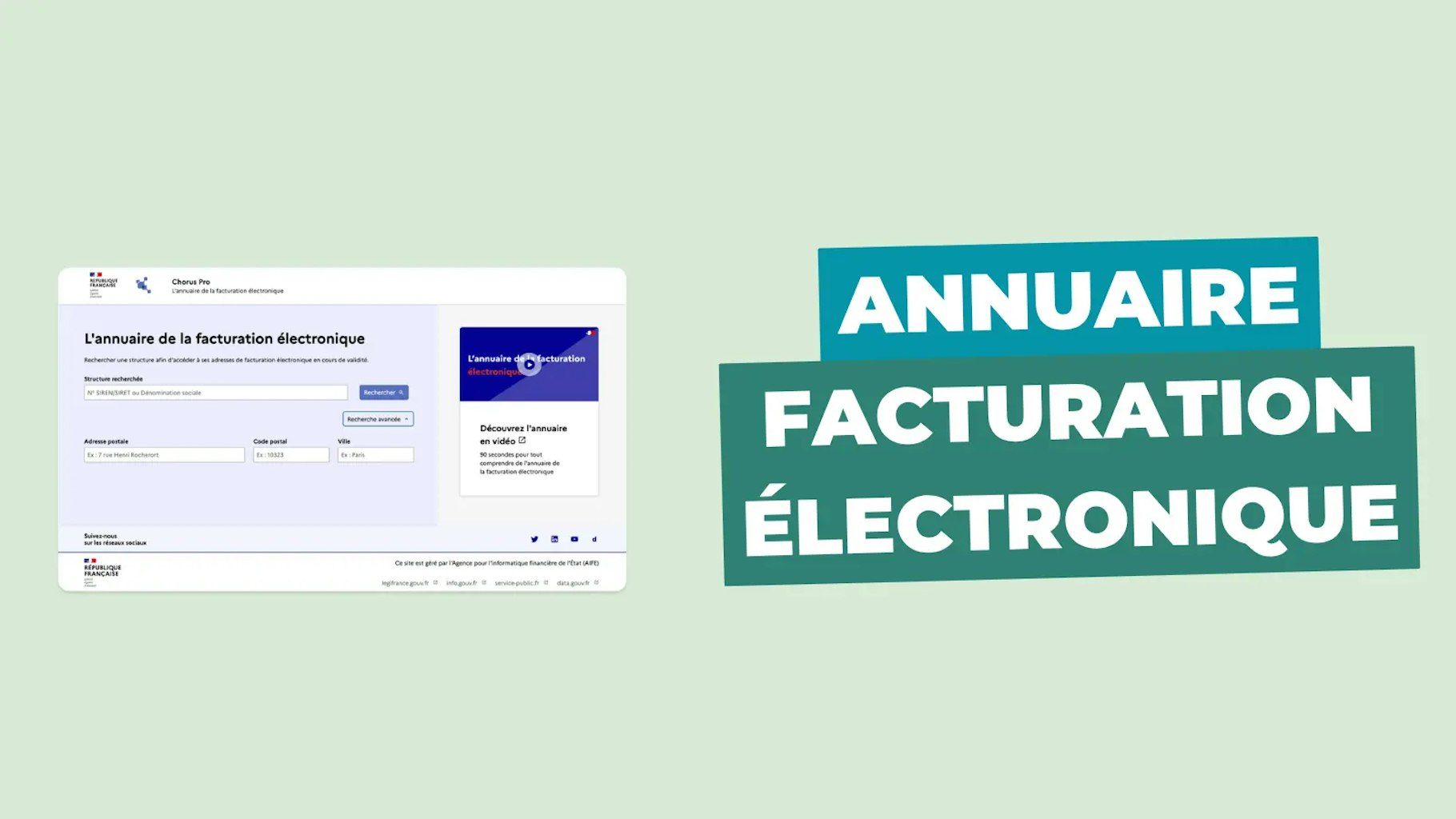 Annuaire facturation électronique