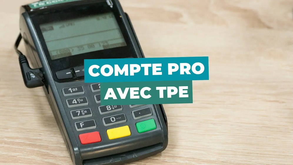 Compte pro en ligne avec terminal de paiement Compte pro en ligne avec terminal de paiement