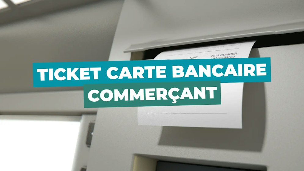 Ticket carte bancaire commerçant Ticket carte bancaire commerçant