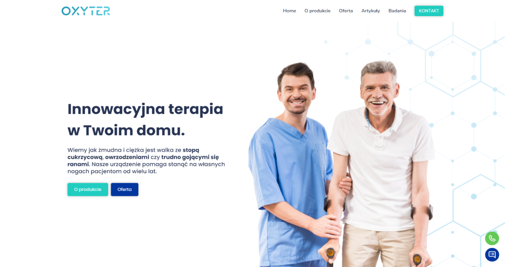 Oxyter Website Preview