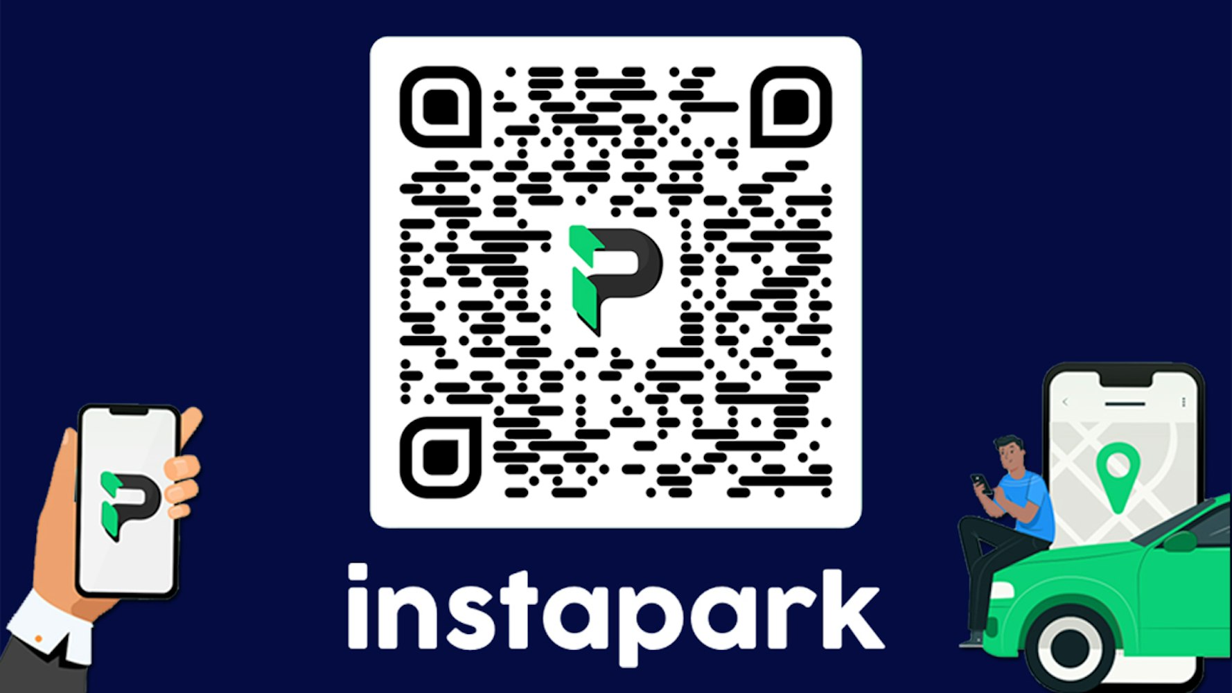 Instapark download QR code