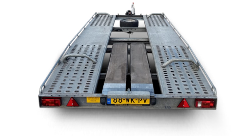 Autotransporter aanhanger van DIKS autoverhuur
