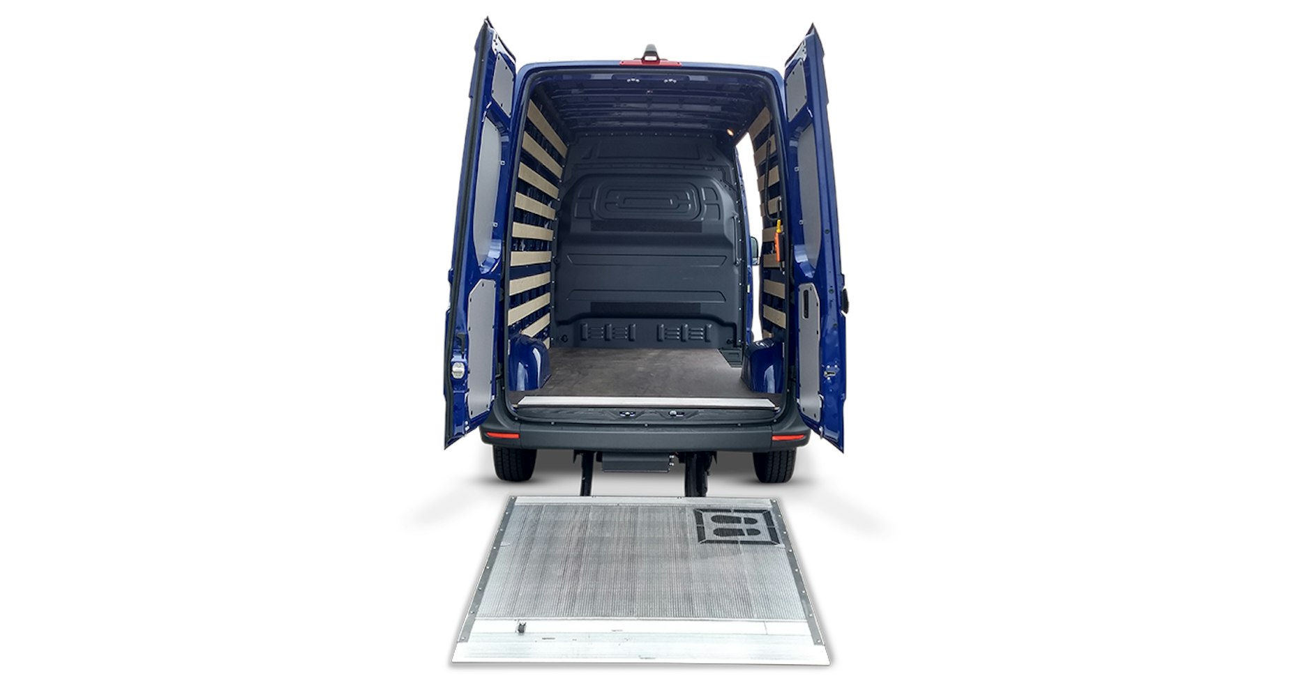 Mercedes Sprinter 11m³ met laadklep achterkant