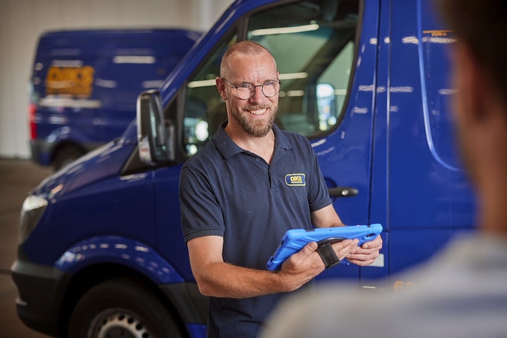 servicemedewerker diks op locatie