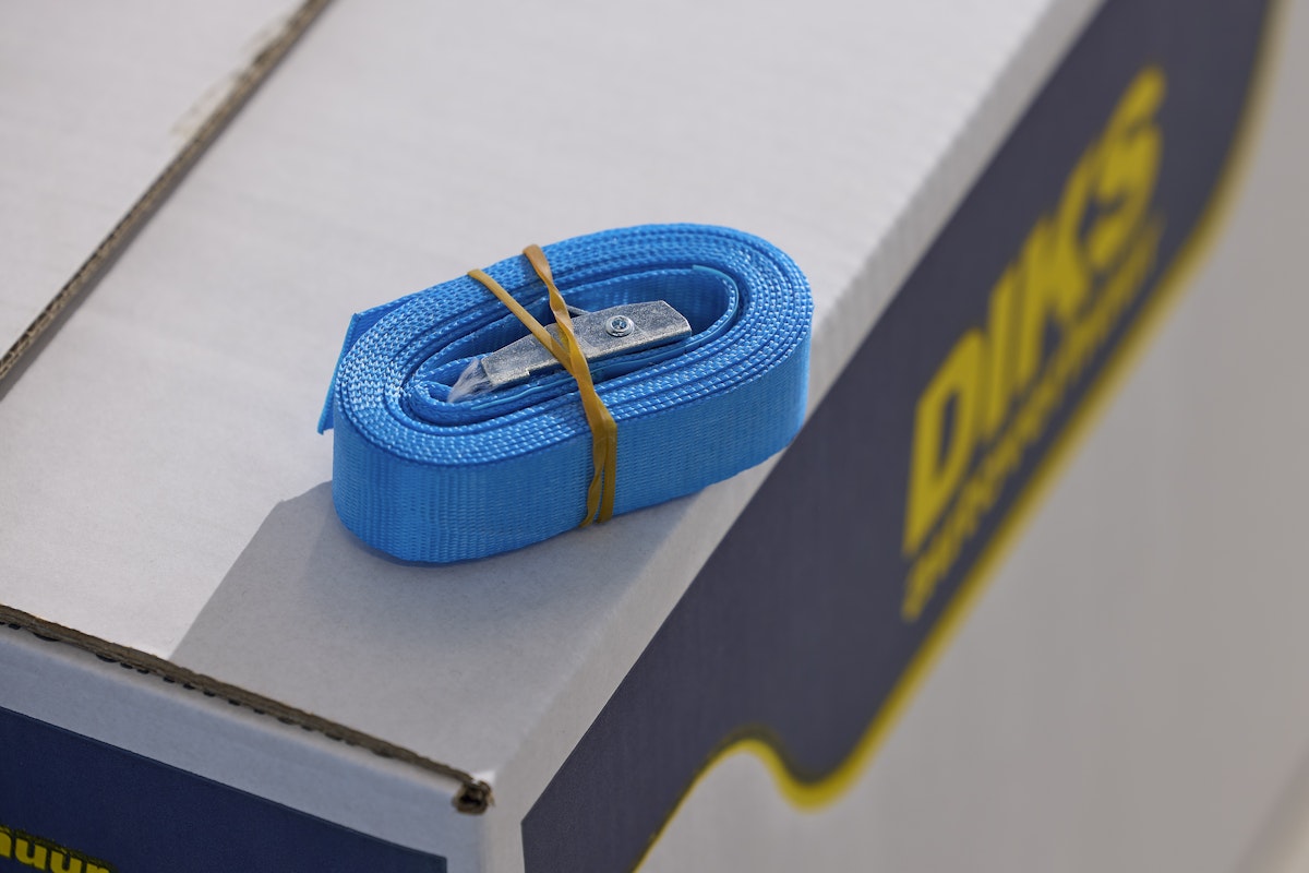 Spanband op DIKS verhuisdoos