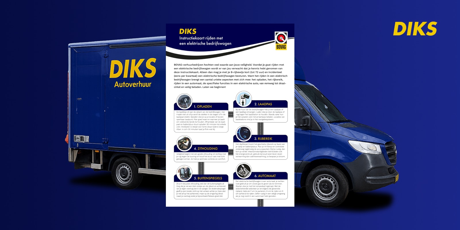 DIKS instructioncard elektric bus