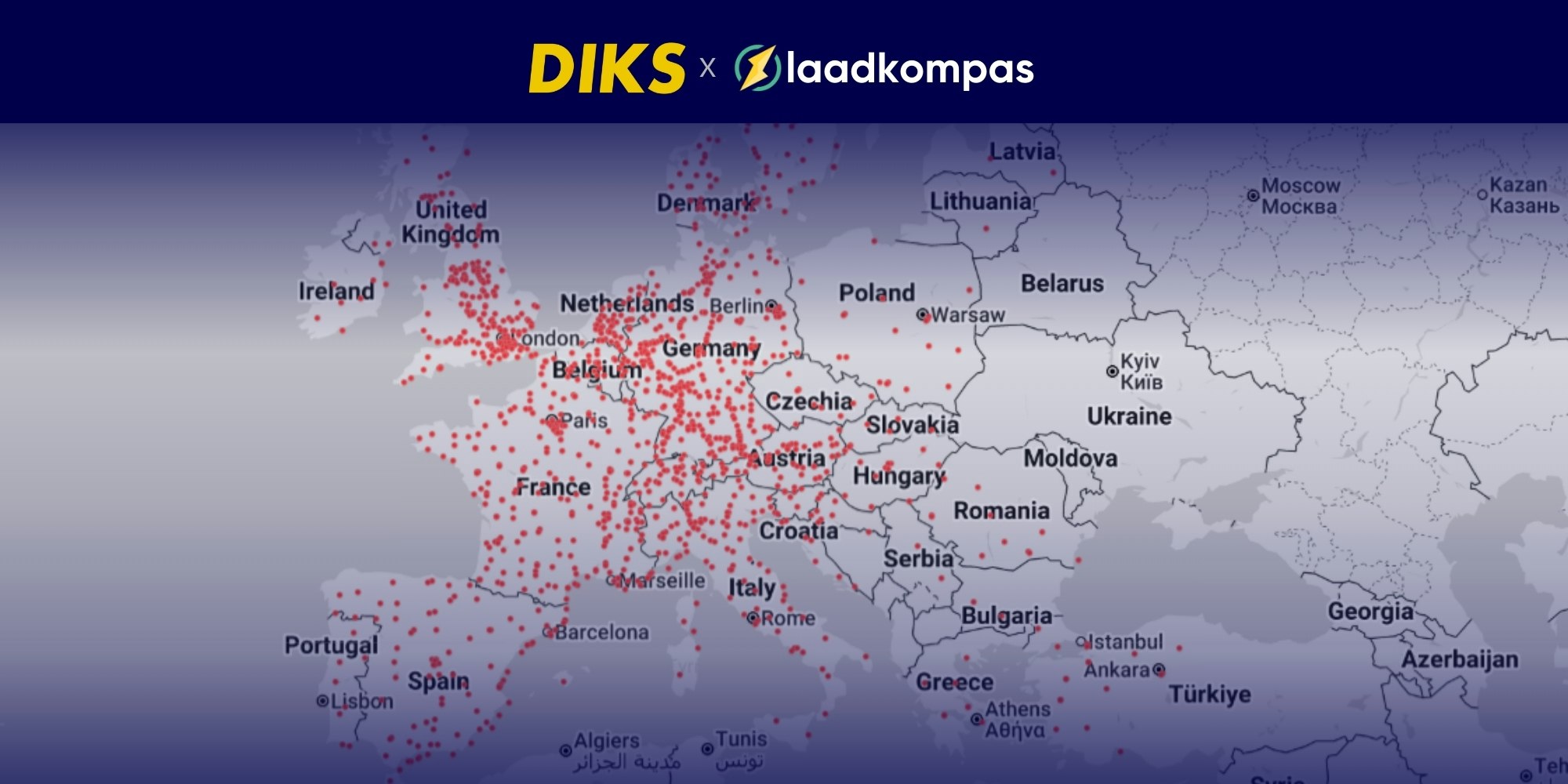 Tesla Superchargers netwerk