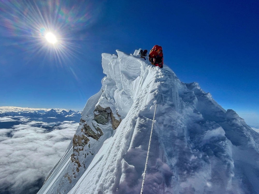 "I will never forget the final steps onto the summit of K2, a memory etched onto my timeline of life. We did it and did it really well."