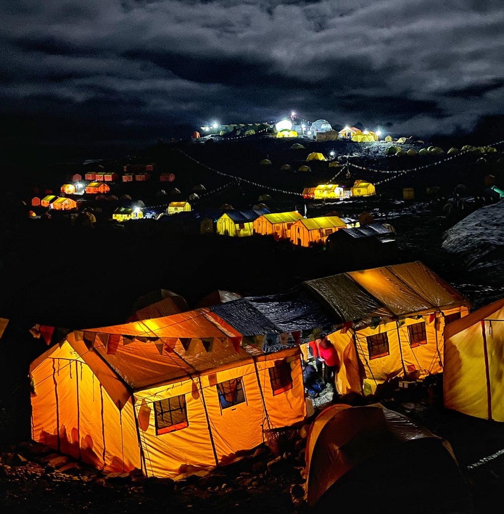 "Local agents are experts in their area and make life 200% easier when planning an expedition"  Photo: Manaslu Basecamp