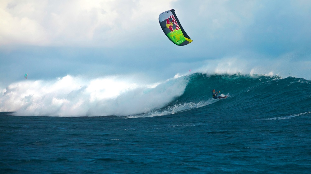 "Give kitesurfing a go but I warn you, if you try it you'll never go back..."