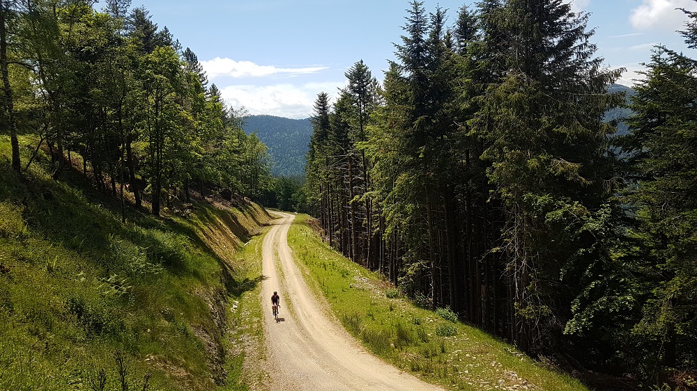 "There is something special about swinging off the road and onto a trail, and the sound of rubber over loose stones cannot be beaten!"