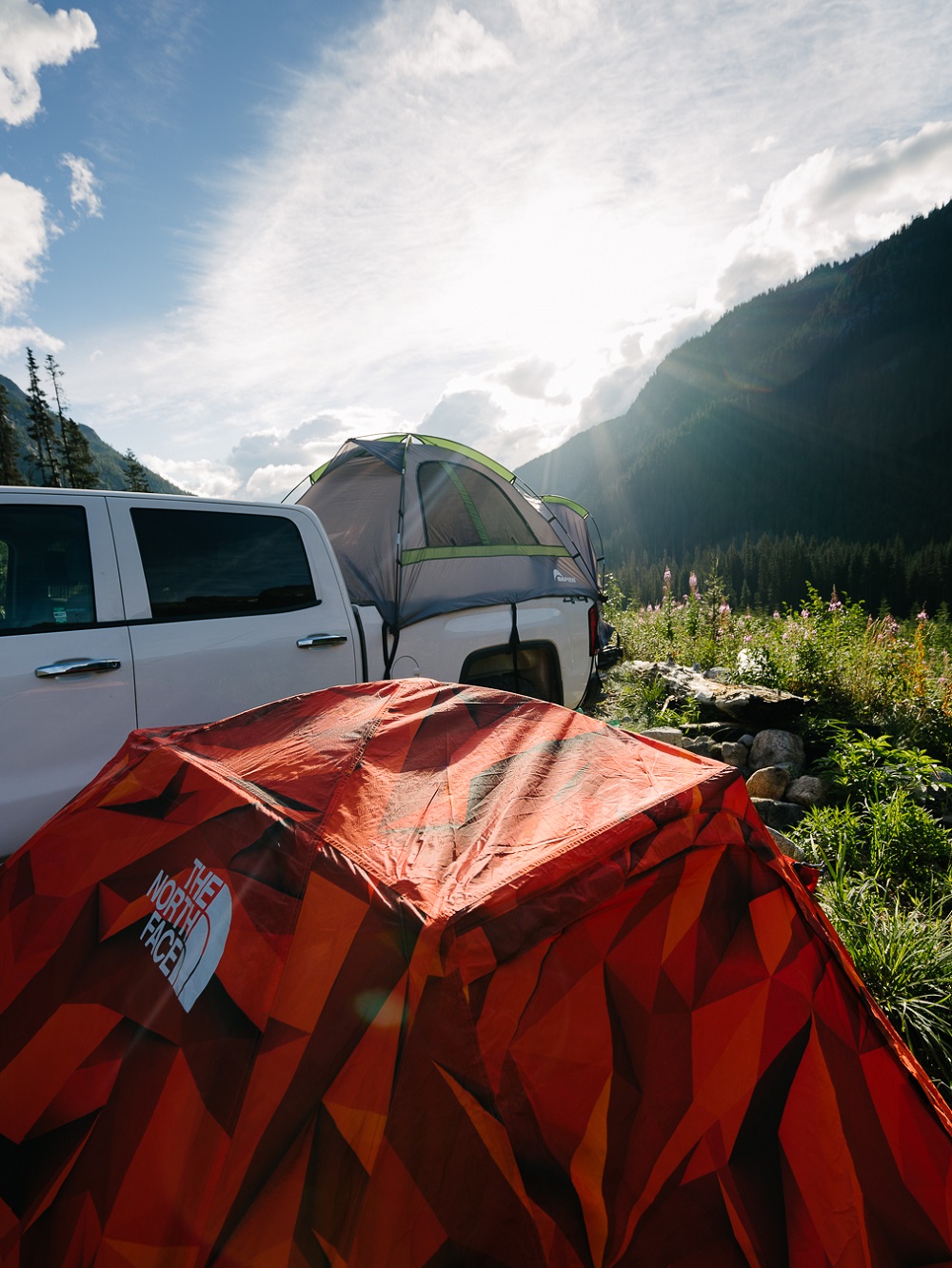 "Adventuring in my truck means that I can maximize time in the outdoors but minimize time driving. I love waking up to alpine sunrises and opening up the top windows to the stars at night." Photos: Aga Iwanicka