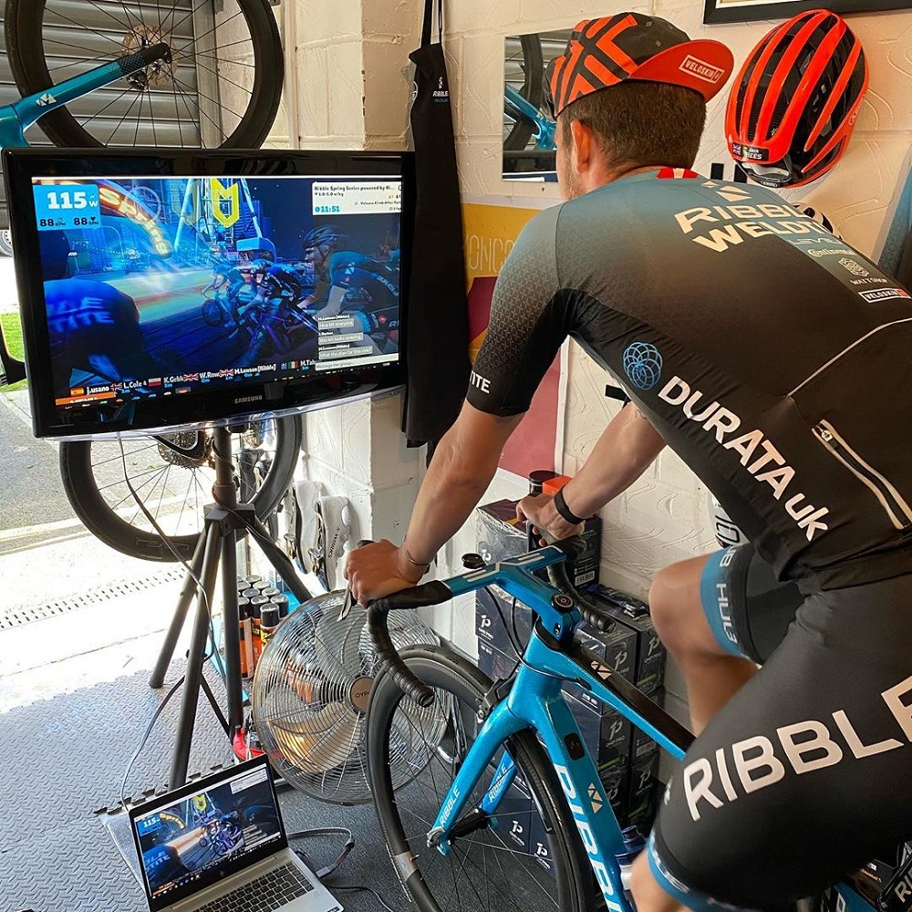 Virtual rides are a great way of adding variation and high intensity work to your regime.
