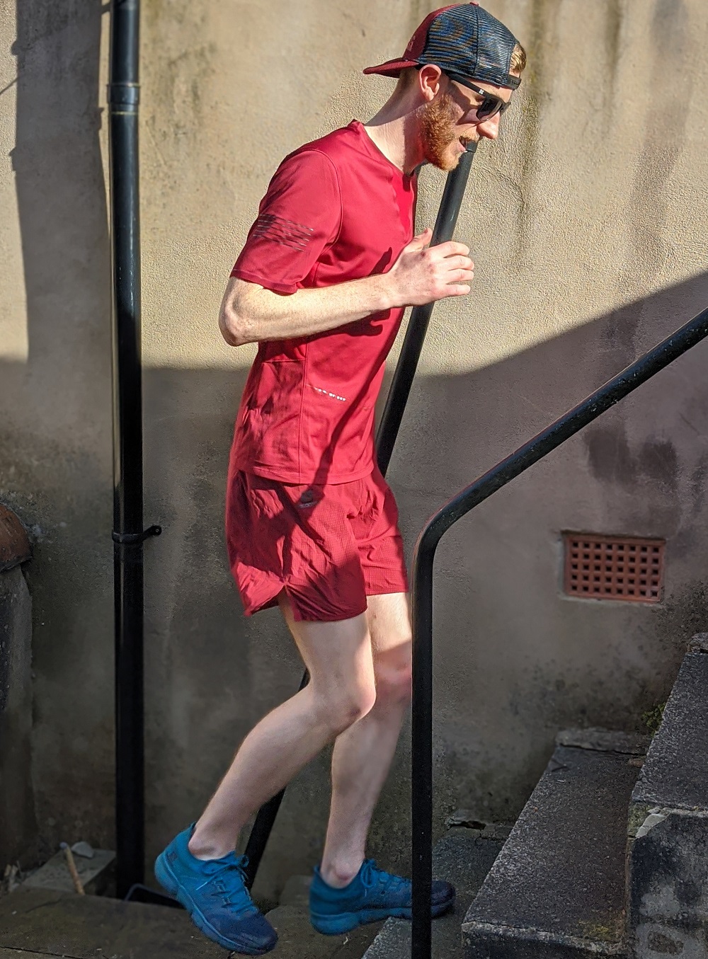 SunGod Ambassador Rory Southworth climbing the height of Mount Snowdon on his garden steps… “I just want to be a positive voice in all this.”