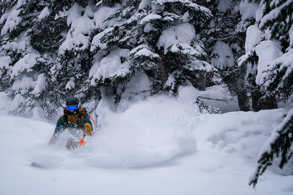 "Every new bit of gear we buy is wrapped in plastic. When we're getting new gear all the time, we often forget as skiers, the impact this can have on the environment." SunGod Ambassador Renee McCurdy