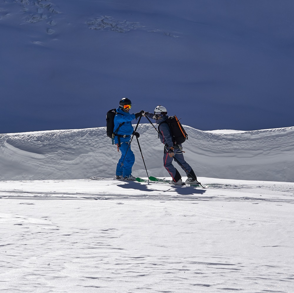 “When we ski together it creates amazing energy and connection between us.”