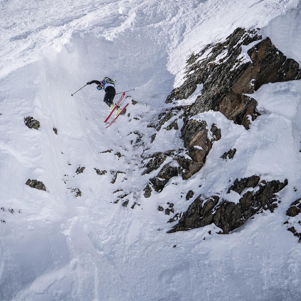 Fresh from winning the Freeride Junior World Championships, Max is looking to make his mark on the FWQ circuit this year.
