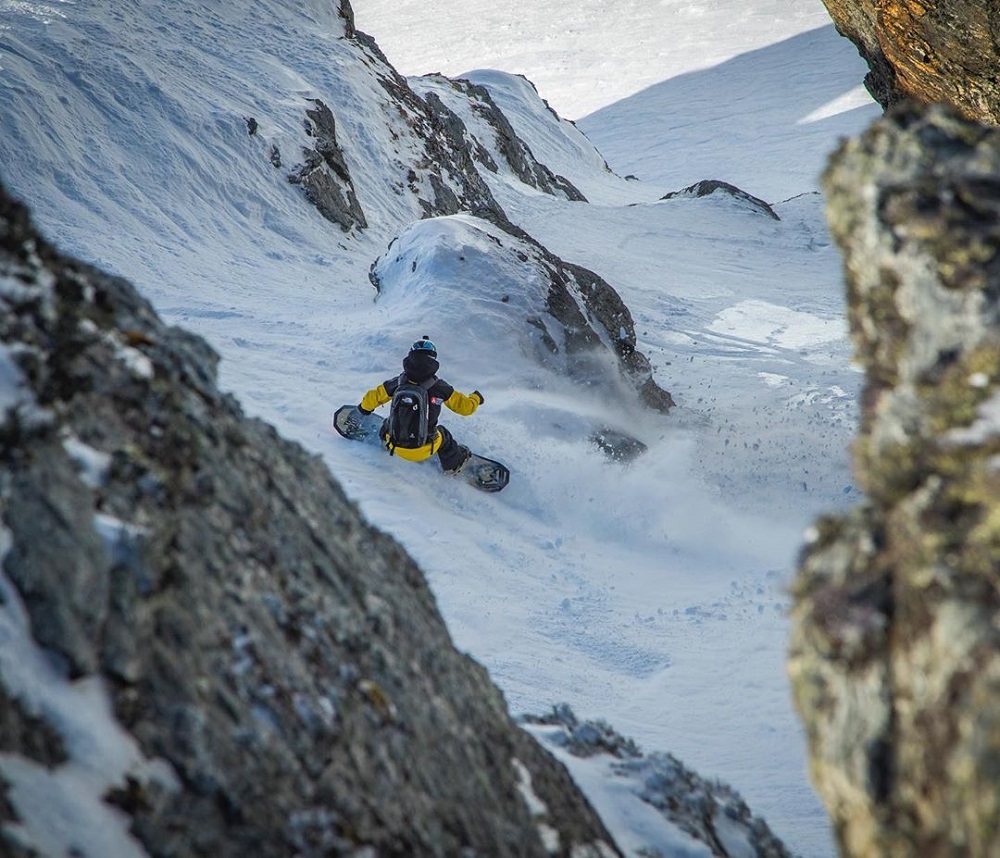 After a successful FWQ season last winter, Liam will continue his campaign to qualify for the Freeride World Tour this year.  Photo: Sasha Gasteiner