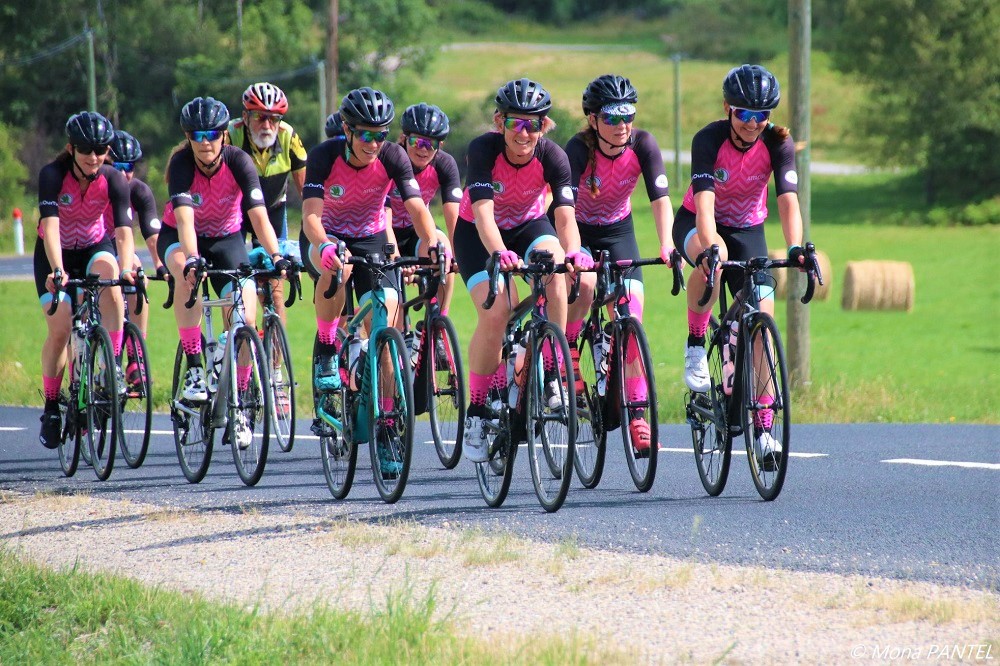 "We rode amazingly together. There were tears but no one struggled alone – we all pushed through together.”  Photo: Mona Pantel